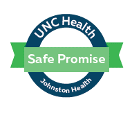 Johnston Health Safety Promise seal