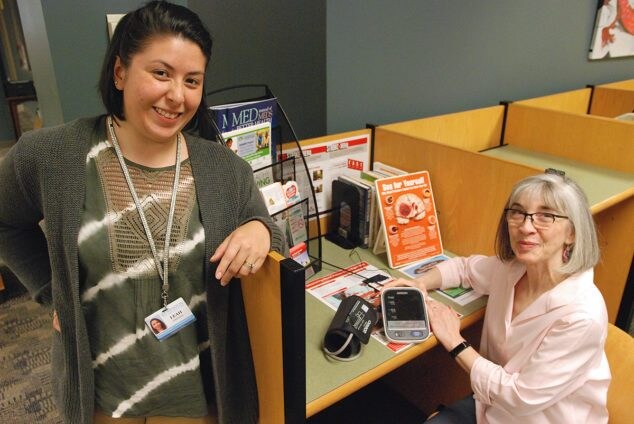 Johnston Health's blood pressure station