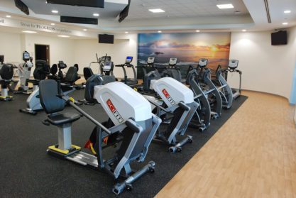 Equipment in the new home of Johnston Health Cardiopulmonary Rehabilitation