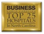 BusinessNC Top 25 Hospitals Logo