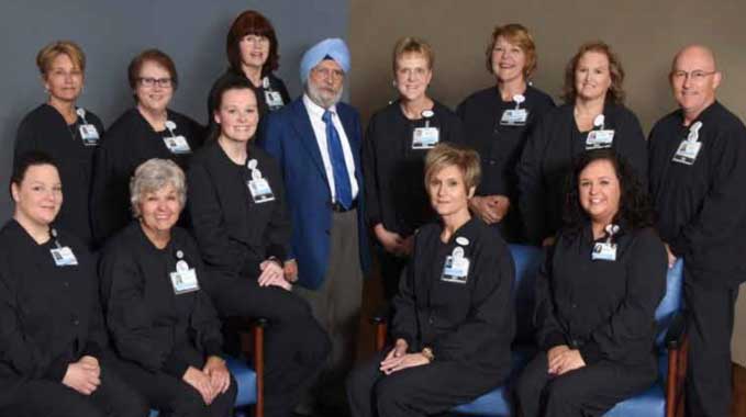 Wound care staff.