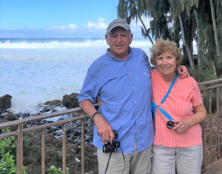 Paul and Norma Hoffman in Hawaii