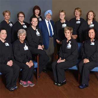 Wound care staff.